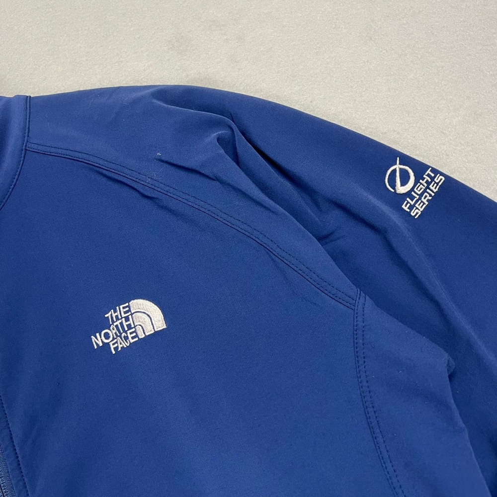 The North Face Jacket Mens L Blue Flight Series Apex Zip Softshell Windbreaker - Picture 5 of 7